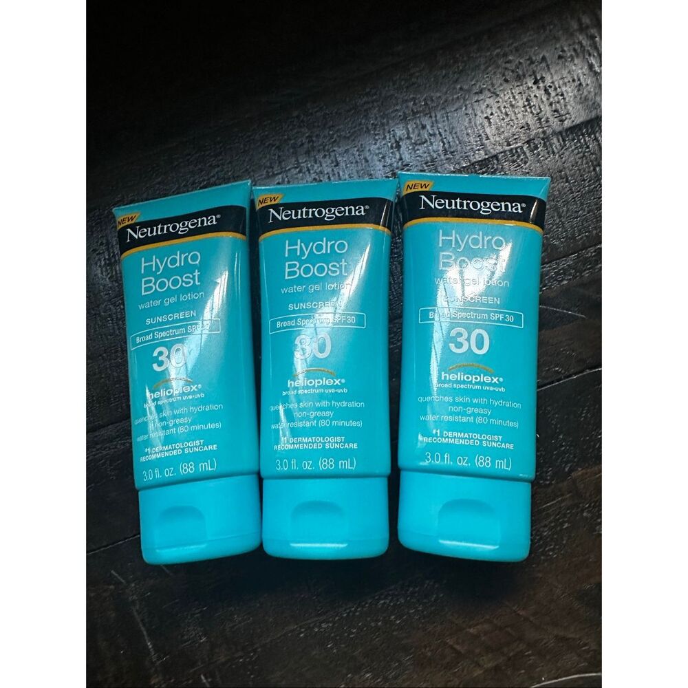 Neutrogena Hydro Boost Water Gel Sunscreen Lotion Broad Spectrum SPF 30, 3 fl. O